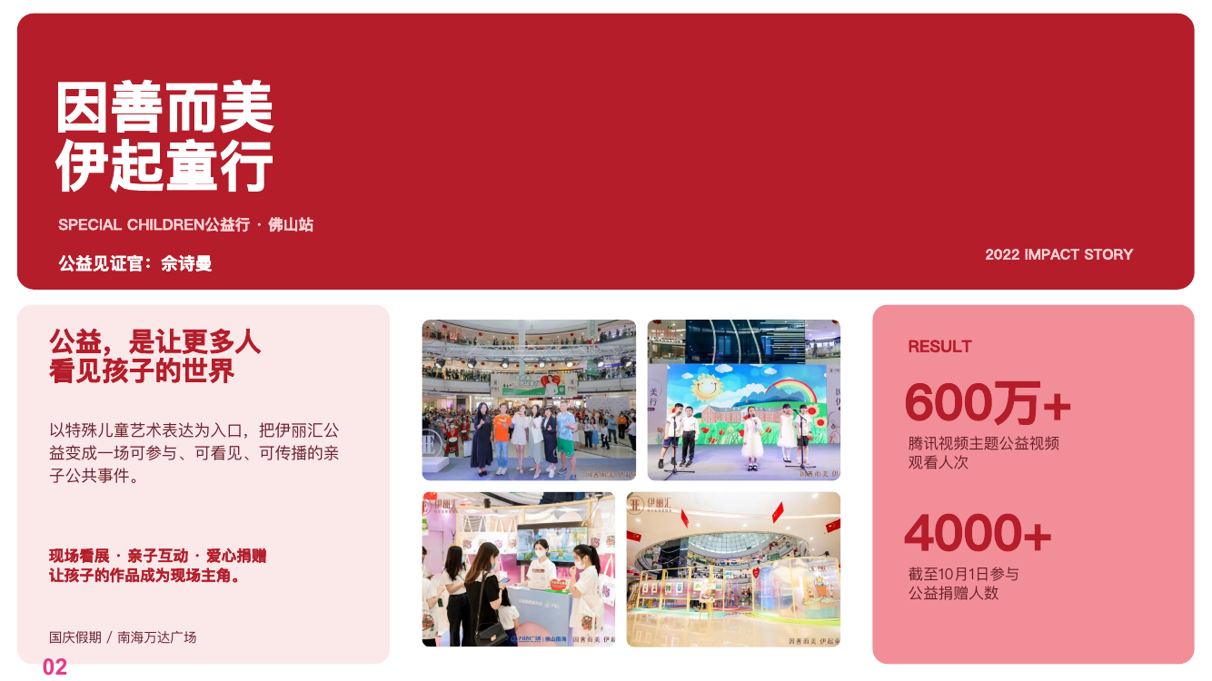因善而美公益案例页面